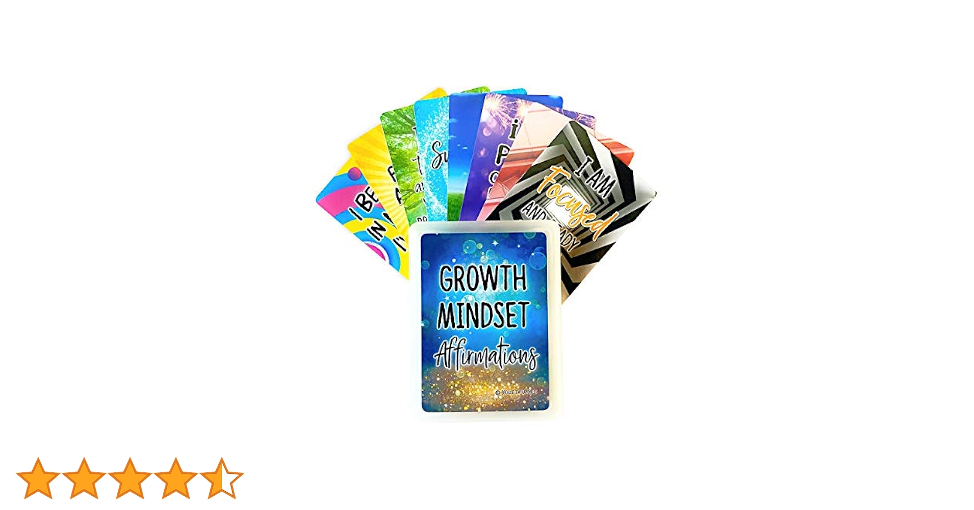 コメントカード Amazon | Growth Mindset ポジティブアファメーションカード 54
